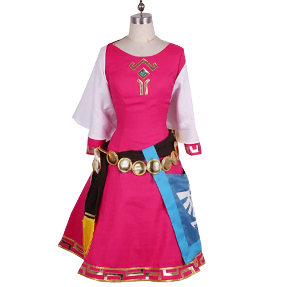 2018 Zelda Skyward Sword Zelda Women Cosplay Dress/Princess Zelda Costume Natale Adulto Costumi Per Bambini Personalizzati