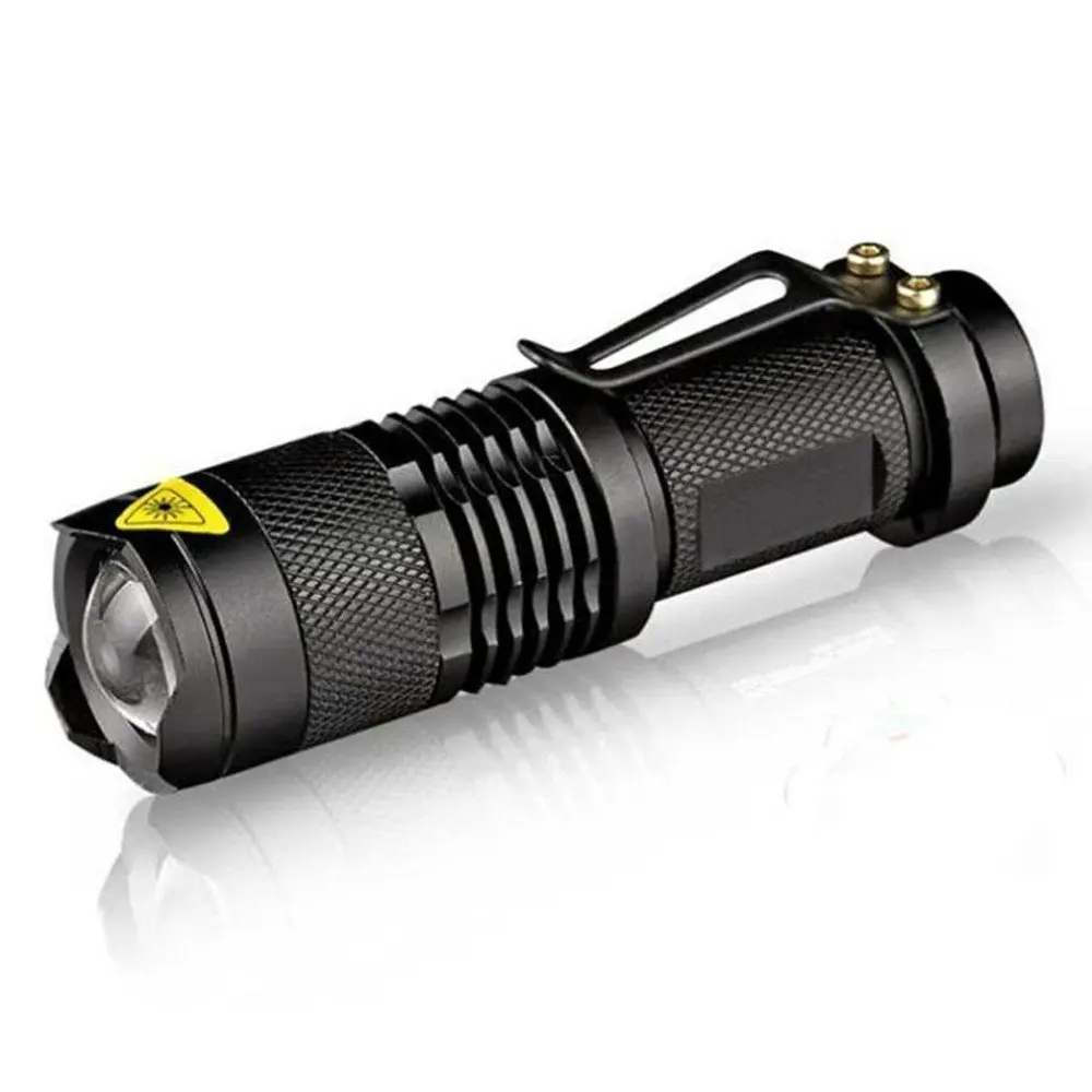 Torcia A Led Impermeabile Zoomable Vendita Calda Autodifesa No Tazer Shock Mini Flash Light Torch Penlight