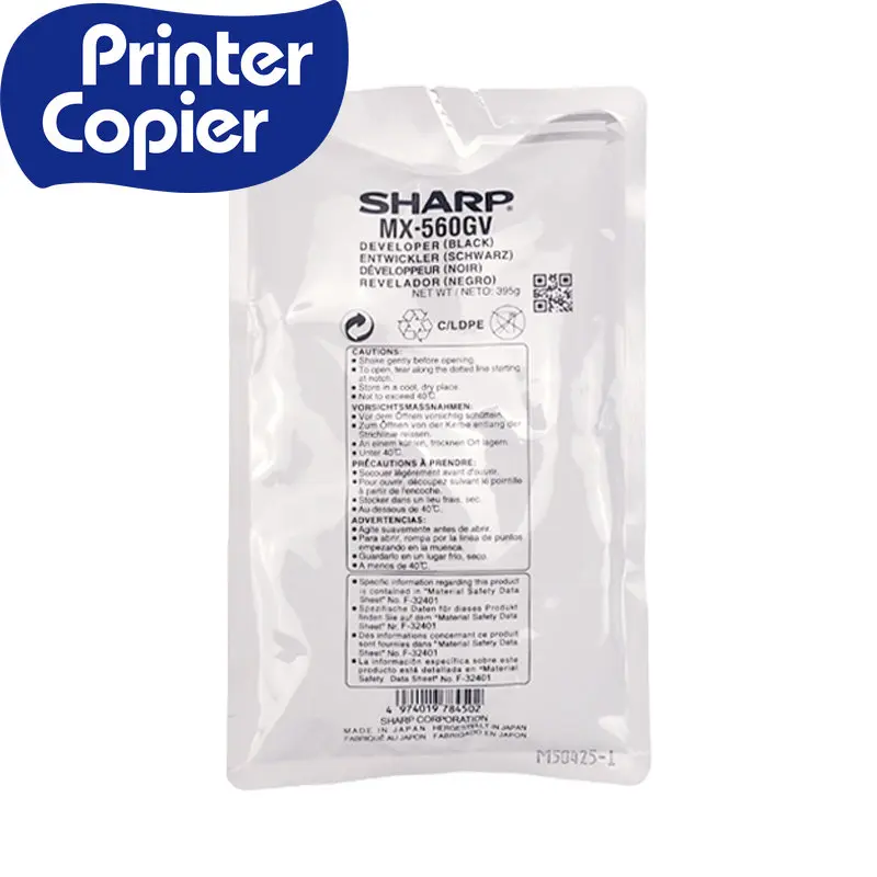 1 Pz Polvere Sviluppatore Mx560Nv Mx-560Nv Mx-560-Nv Per Sharp Mx-M2630 2651 3050 3051 3070 3071 3550 3551 3570 3571 364 365 560