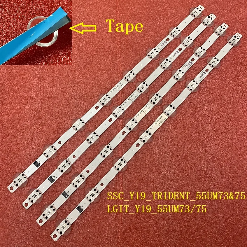 Kit Striscia Led (4) Per Lg 55Um7610Plb Lgit_Y19_55Um73/75 55Um7340 55Um7650Psb 55Um7470Psa 55Um7520Psb 55Um7300Aue 55Um7340Pva