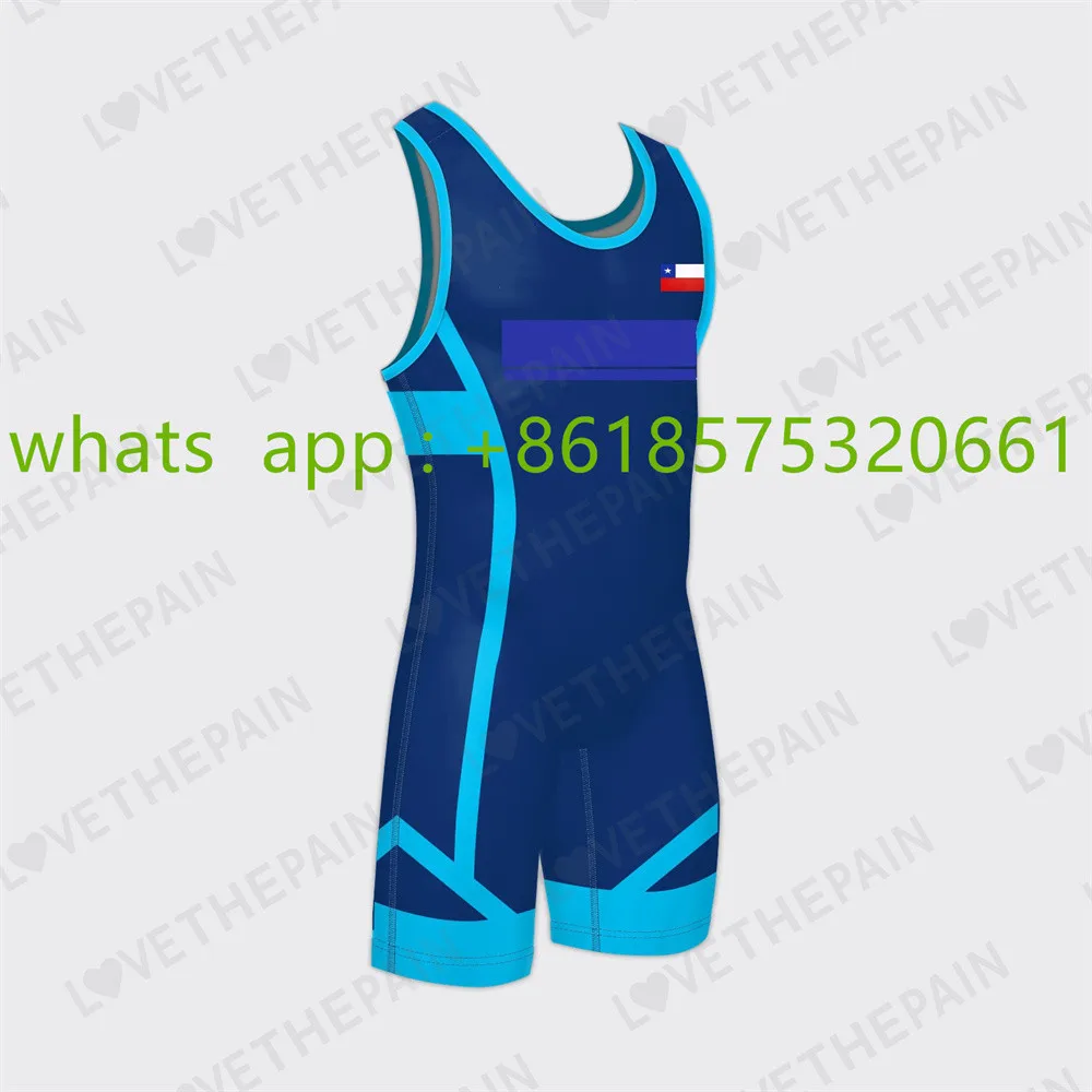 Usa Competition Singlet Men'S Men Powerlift Bretelle Suit Wrestling Canottiere Tuta Tuta Palestra Sport Fitness Abbigliamento Run