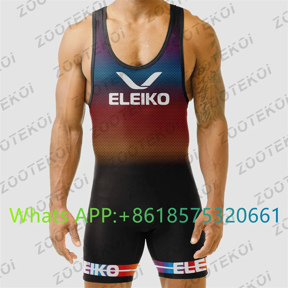 2024 Mannen Powerlift Bretels Pak Worstelen Canottiere Skin Body Badkleding Palestra Fitness Kleding Run Speedsuit Panty