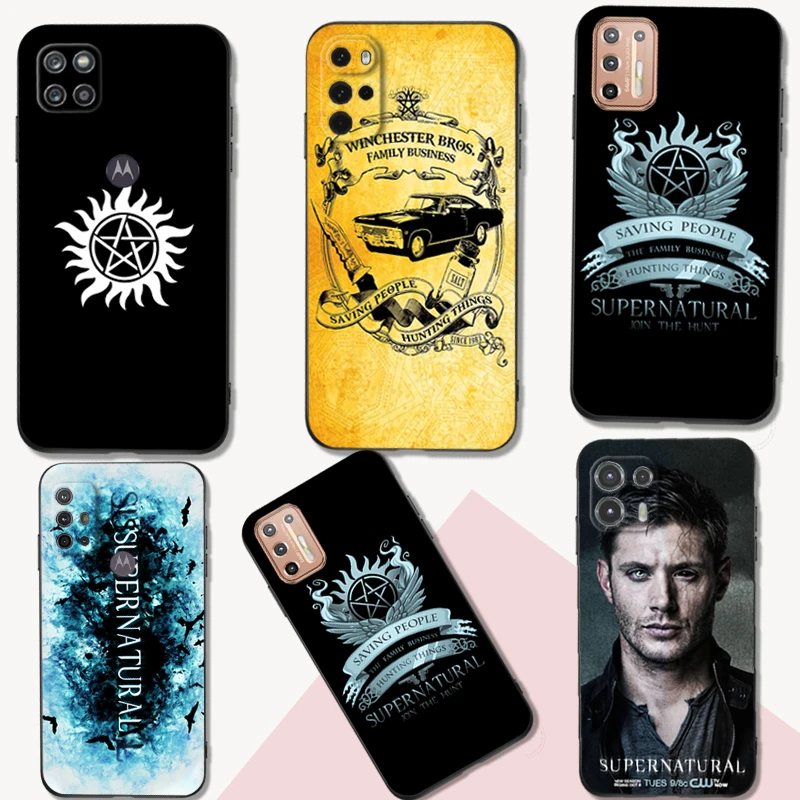 Custodia In Tpu Nero Per Motorola Moto Edge 30 Neo Pro Ultra Fusion 5G E6 Plus E6I E6S Supernatural 404 Padalecki