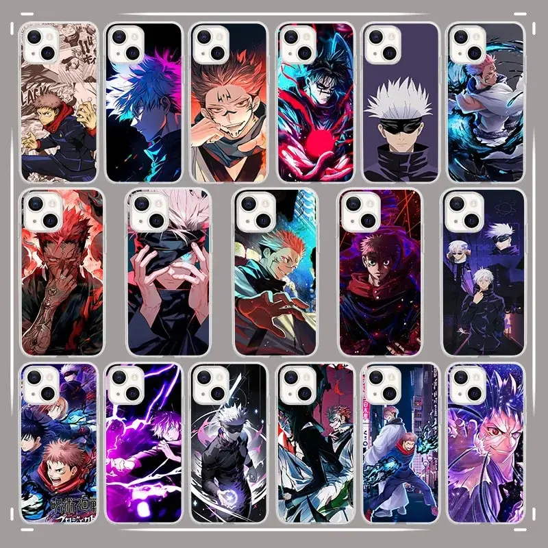 Wk-34 Jujutsu Kaisen Custodia Morbida Per Moto G5 G5S G6 G7 G9 Edge 30 S30 Neo Fusion Ultra Plus Play Power