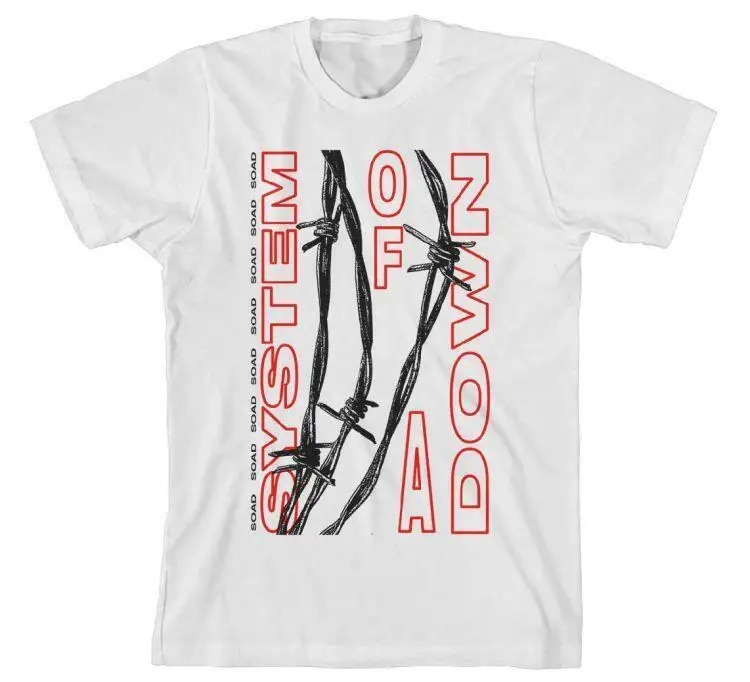 System Of A Down T-Shirt In Filo Spinato S-M-L-Xl-2Xl New Official Kings Road Merch