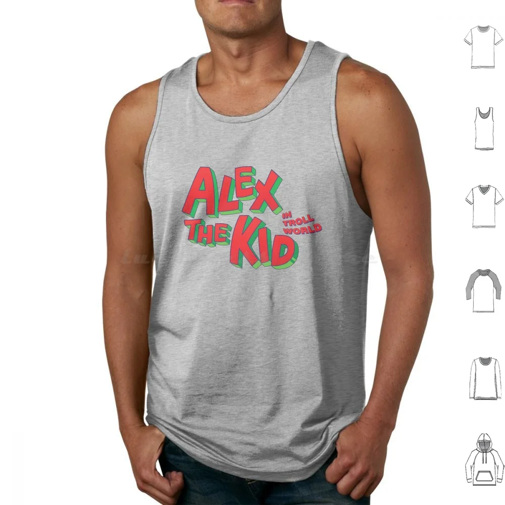 Alex The Kid Canotte Gilet Senza Maniche Alex Kidd Alex The Kid Alex The Kidd To Be This Good Tains Ages Retro Video Game