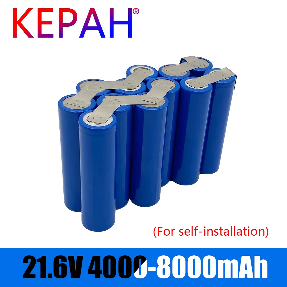 8000Mah Per Hilti 21.6V 18650 Batteria Agli Ioni Di Litio Per Utensili Cpc B18 B22 1800-A22 Sid 22-A Sid 18-A Sfh 22-A
