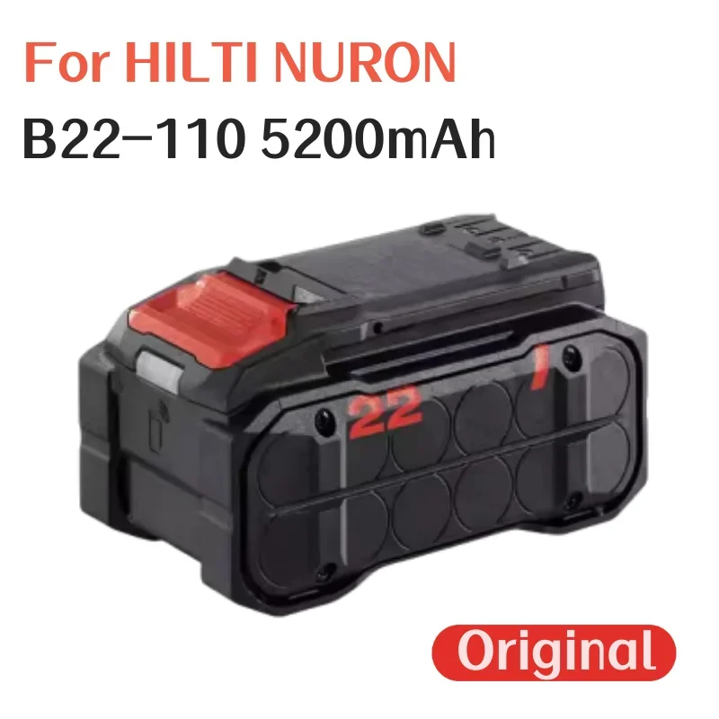 100% Originale 5200Mah Per Hilti Nuron Series 22V Batteria Martello Elettrico Trapano Elettrico Caricabatteria Al Litio Ricaricabile