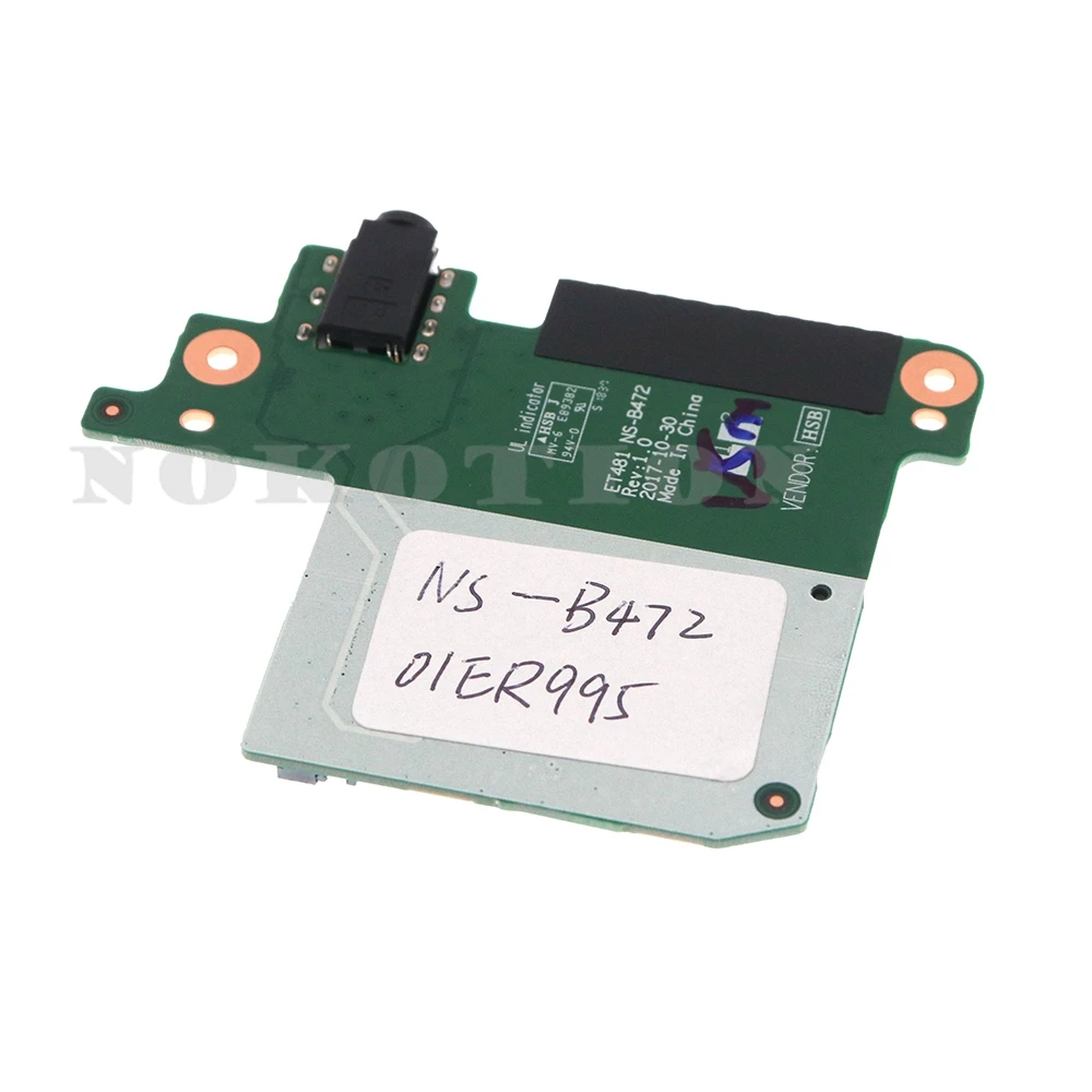 Nuovo 01 Er995 Per Lenovo Thinkpad T480S Usb Small Board Cable Audio Small Board Auricolare Small Bard Ns-B472