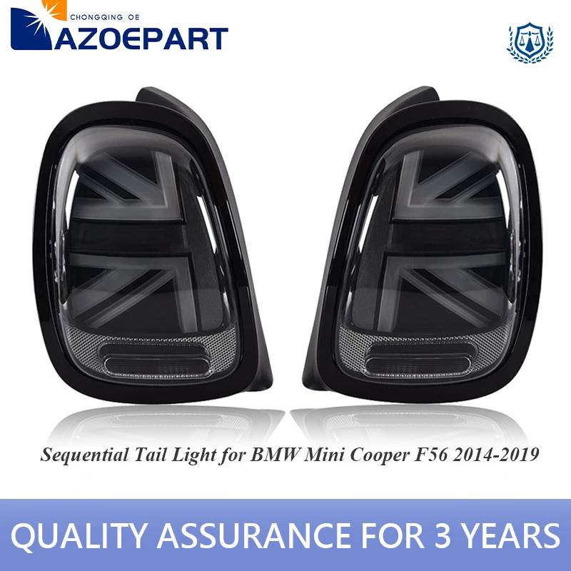 2X Fumo Led Sequenziale Freno Di Arresto Posteriore Fanale Posteriore Per Bmw Mini Cooper F55 F56 F57 F58 2014-2019