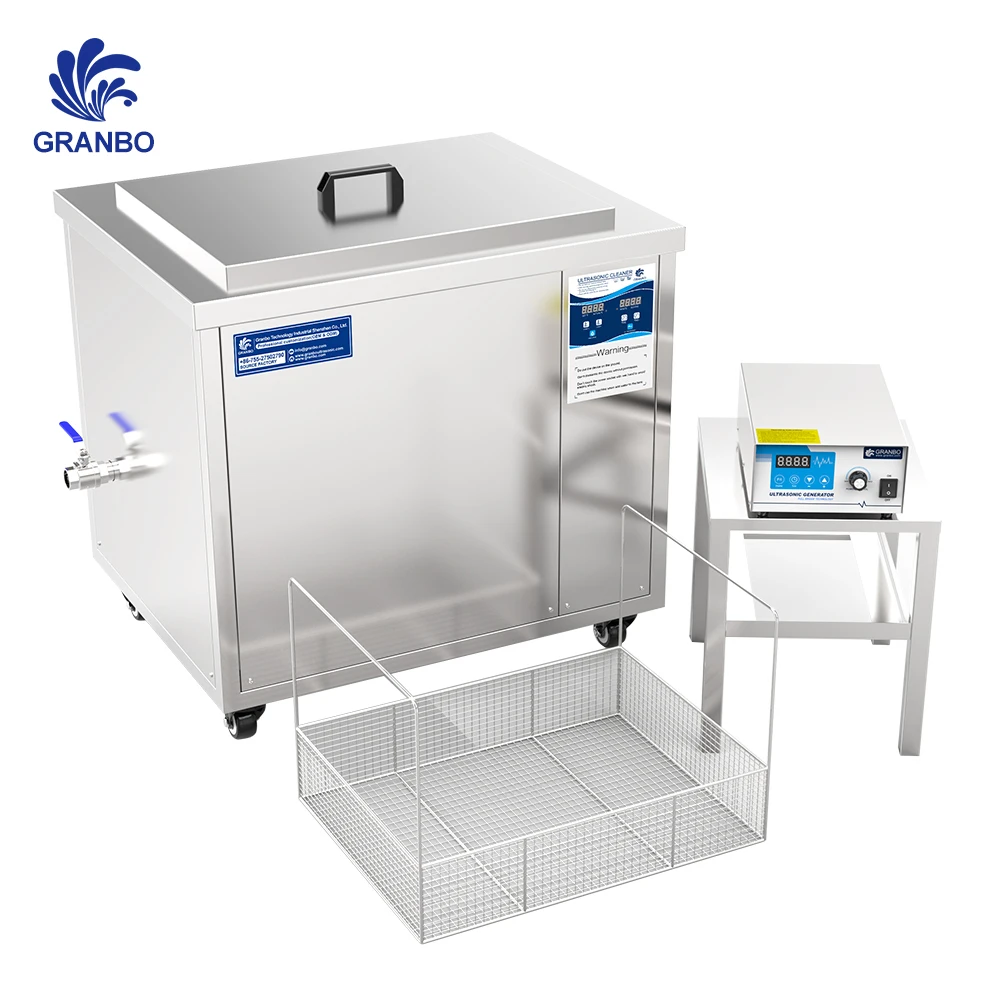 Granbosonic Ultrasonic Parts Cleaner Machine 108L 1500W Single Tank Hardware Ad Alta Frequenza Stampo Resina Pcb Dpf