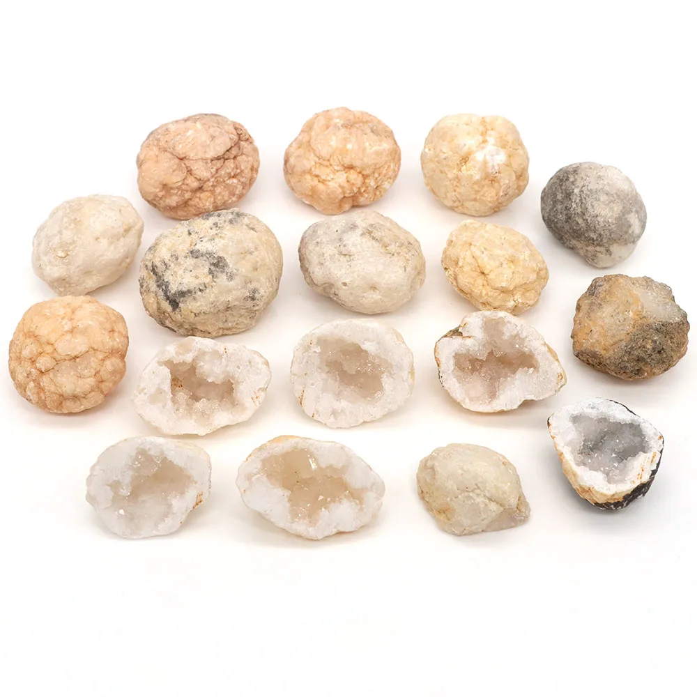 Agata Naturale Geode Raw Cluster Crystal Mineral Energy Healing Quartz Pietre Grezze Cave Gem Collection Campione Home Decor Gifts