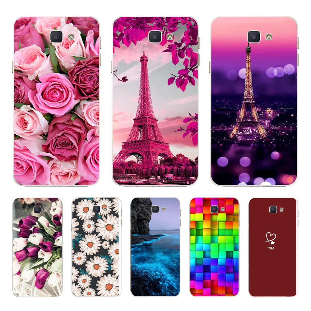 Soft Tpu Silicone Cases For Samsung Galaxy J5 Prime G570F Cat Cover For Samsung J5 Prime Phone Cases