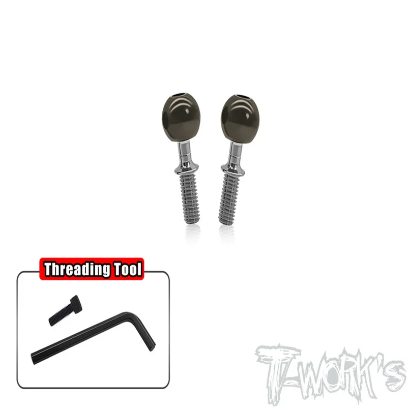 Originale T Funziona Tp-047L-Mbx Allum. Cuscino A Sfera Con Albero In Titanio Antiorario (Mugen Mbx-7/7R/7Gt/Mbx 8/Mbx8Sional Rc Part