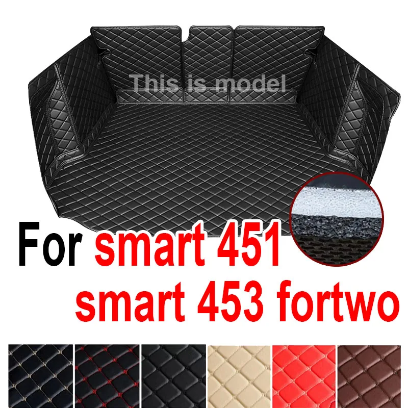 Smart 451 Smart 453 Accessorio Per Auto In Pelle Materiale Per Tappetino Posteriore Per Auto Per Smart 451 Smart 453 Fortwo 2009-2020