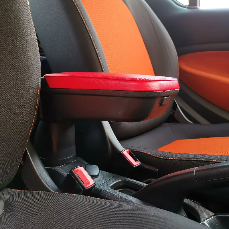 Accessori Per Interni Auto Bracciolo In Pelle Stomage Box Contenitore Portabicchieri Per Smart 451 453 Fortwo Forfour