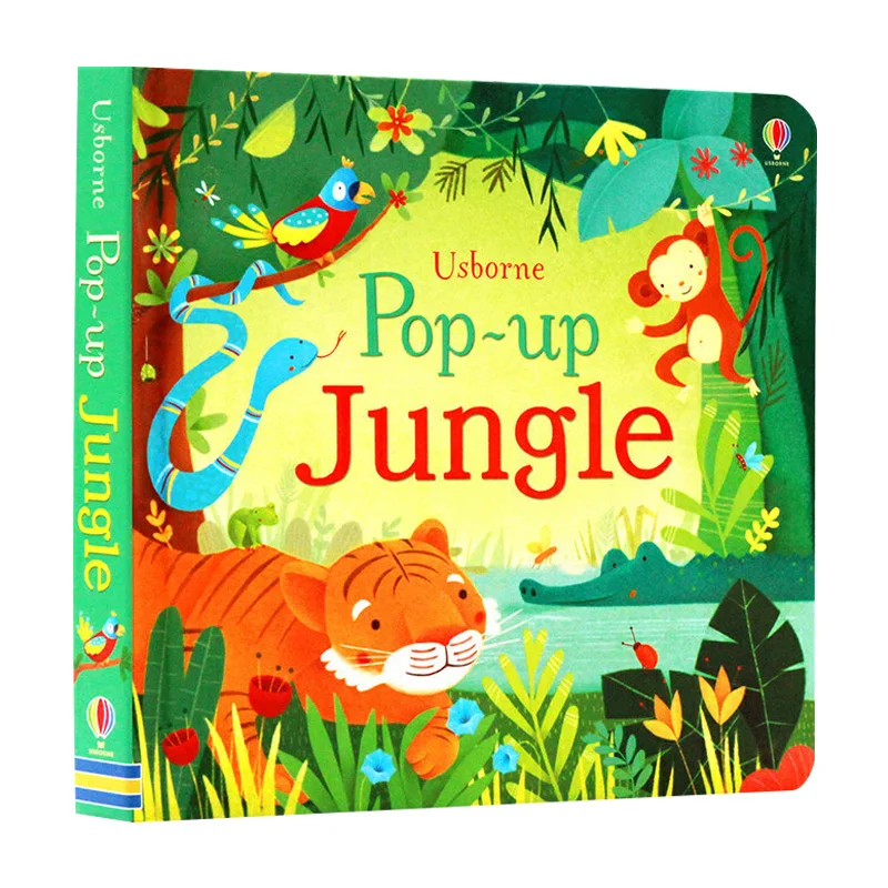 Usborne Pop Up Jungle, Libri Per Bambini Di Età Compresa Tra 3 4 5 6, Libri Illustrati Inglesi, 9781409550310