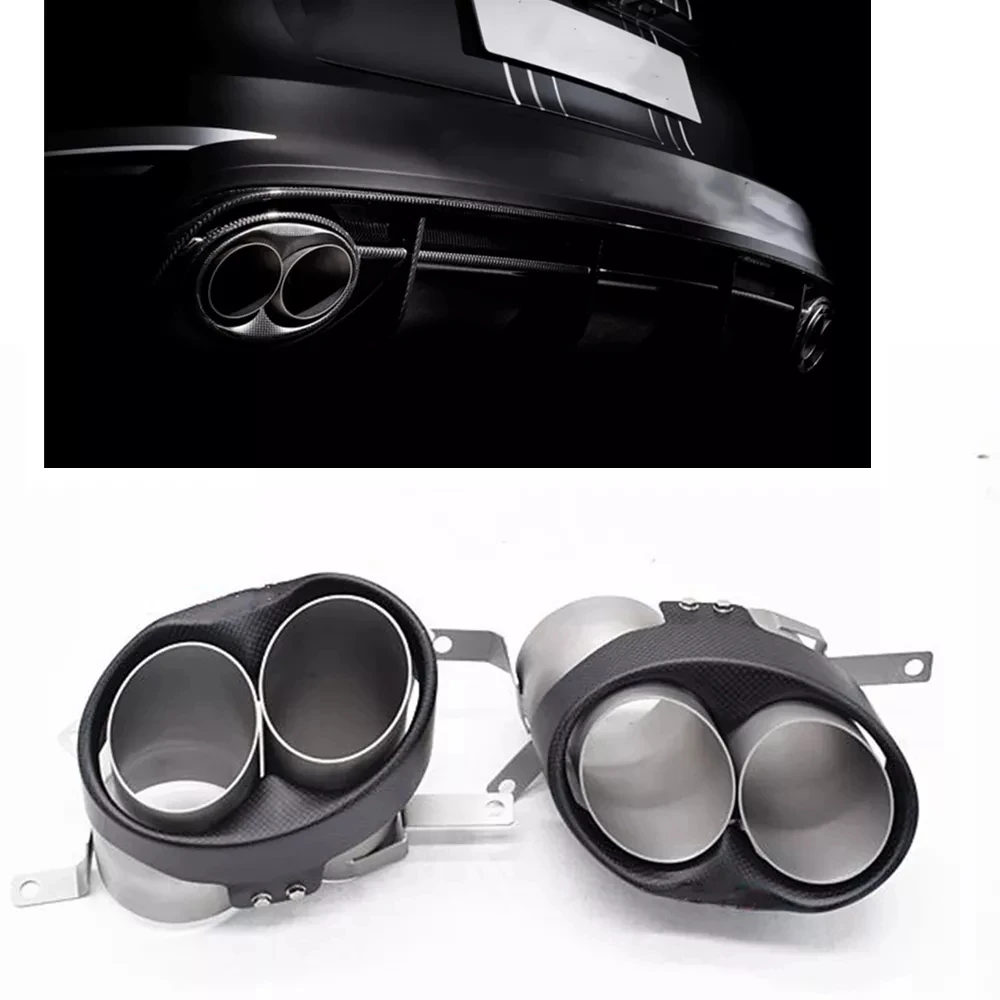 Per Punte Di Scarico Stile Rs Ugelli Di Scarico In Fibra Di Carbonio Per Akrapovic Style Rs7 Rs6 Rs5 Rs4 Rs3 Terminali Di Scarico In Carbonio