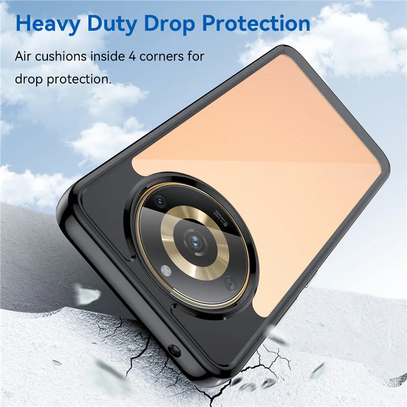 Per Realme Narzo 60 Custodia Realme Narzo 60 Pro Cover Tpu Border Acrilico Backplane Custodie Protettive Per Realme Narzo 60 Funda