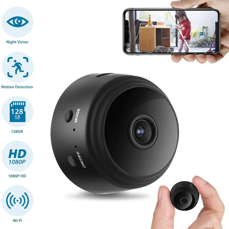 New Hot A9 Mini Camera Wifi Camera 1080P Hd Ip Camera Night Voice Video Security Wireless Mini Videocamere Telecamere Di Sorveglianza