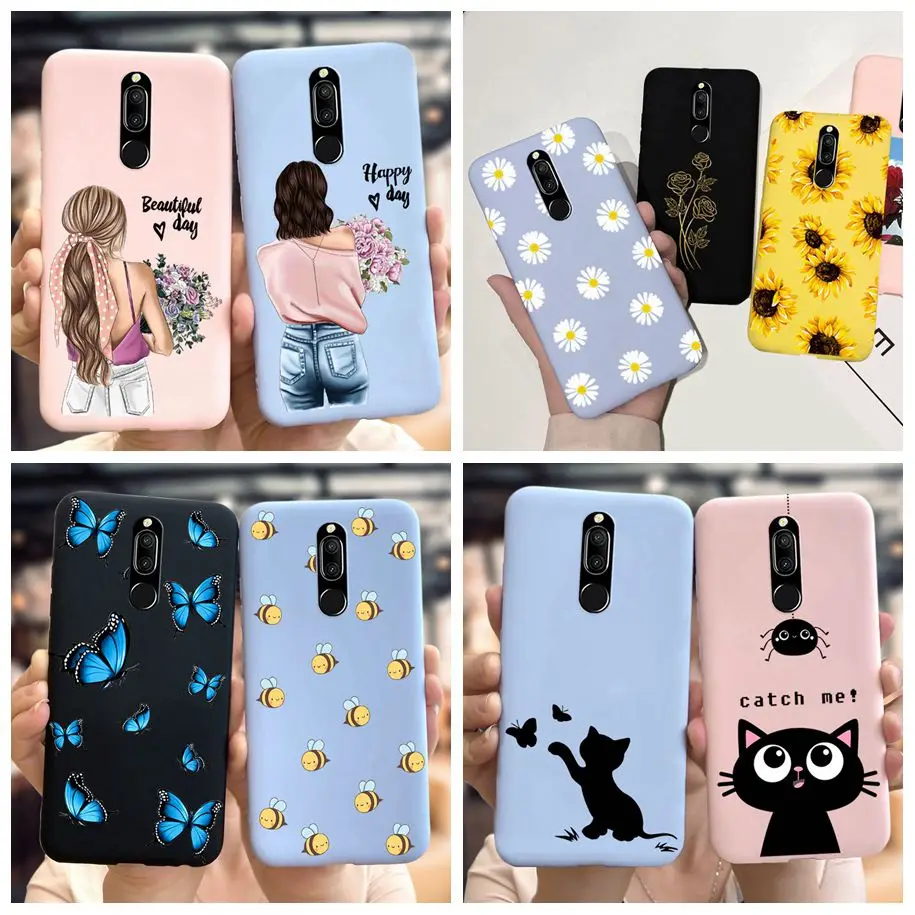 Per Huawei Mate 10 Lite Custodia Mate 20 Lite Cover Posteriore Morbida Custodia In Silicone Verniciato Popolare Per Huawei Mate 20 10 Lite Sne-Lx1 Par