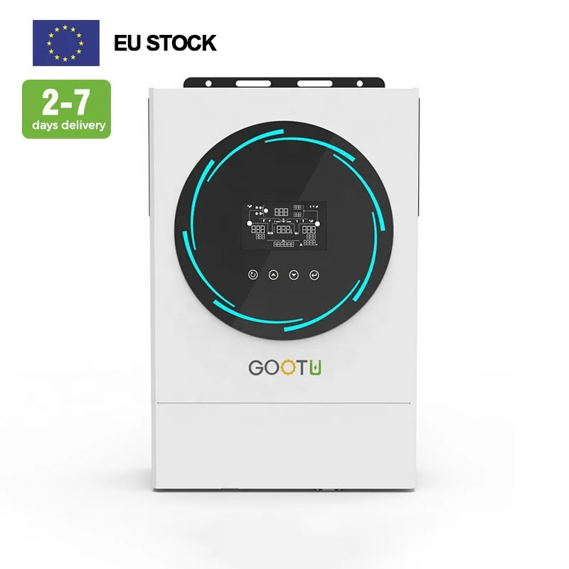Gootu Eu Stock 6000W Solar Inverter 48V Home Energy System 6Kw Hybrid Con Controller Mppt 120A
