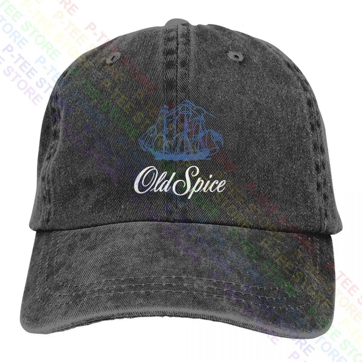 Old Spice Retro Cologne Ship Clipper Deodorante Nautico Aftershave Sailb Washed Denim Berretto Da Baseball Trucker Hats Design