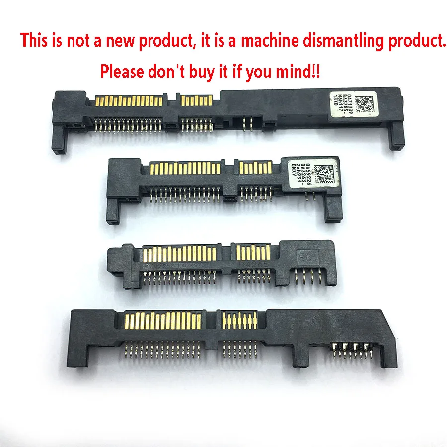 1 Pz Connettore Sata Spina 4P + 22P Ssd Adattatori Hdd Connettori 4Pin + 7Pin + 15Pin 26P Per Seagate Hard Disk Hitachi Hdd