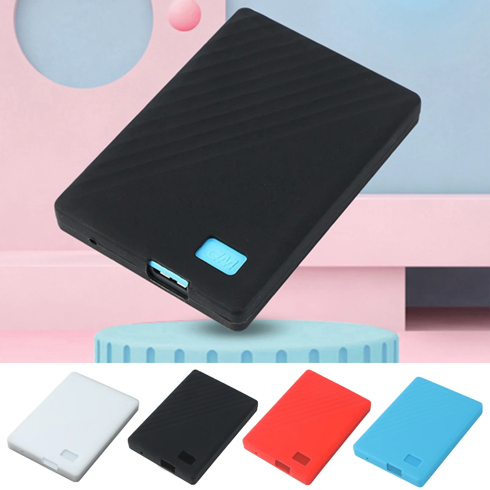 Custodia Protettiva Custodia Per Disco Rigido Mobile Custodia Protettiva Elastica Antiurto Per Wd 4Tb/5Tb My Passport
