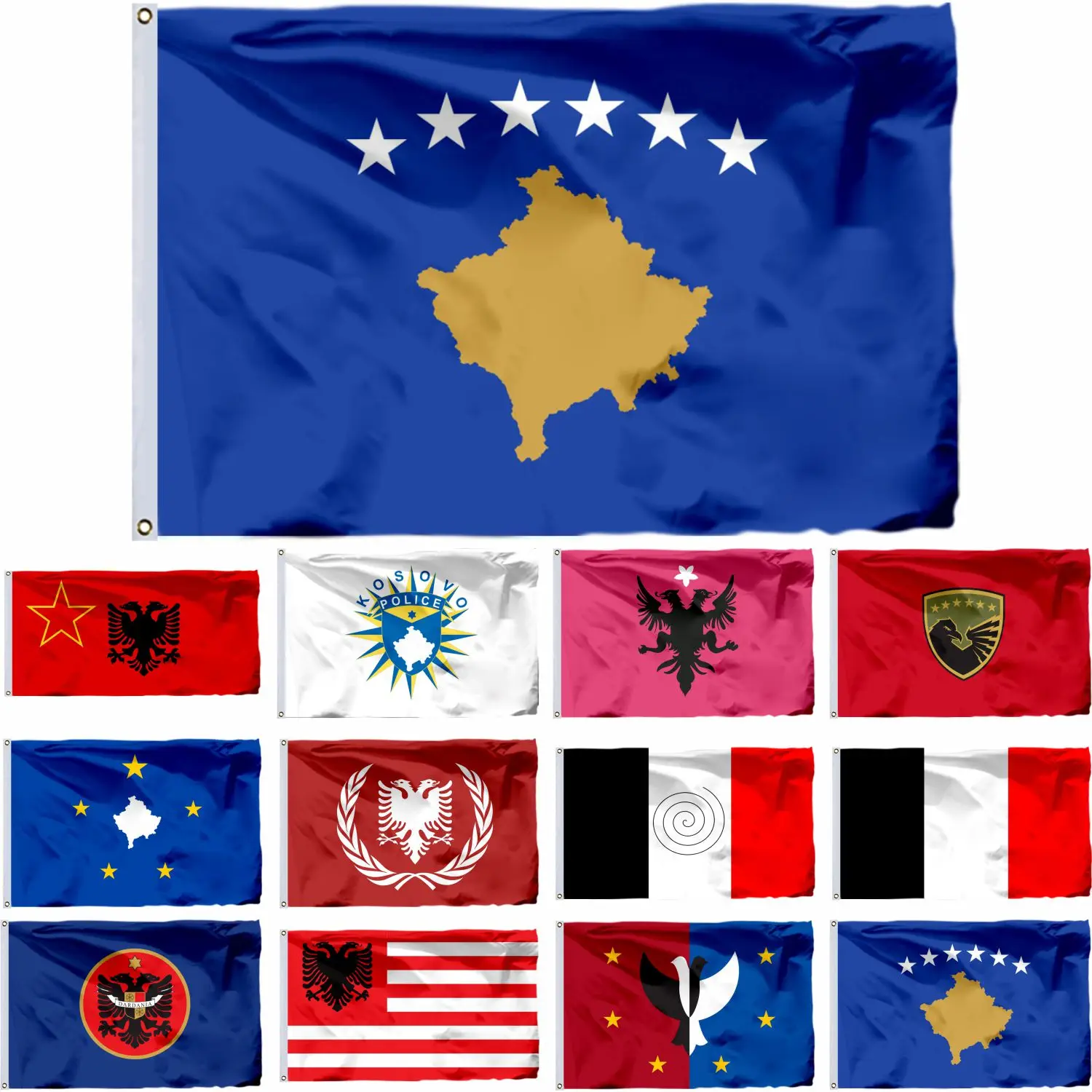 Kossom President Flag Commute National Defense And Police 90 X150Cm Proposta Union 3 X5Ft Security Force Banner