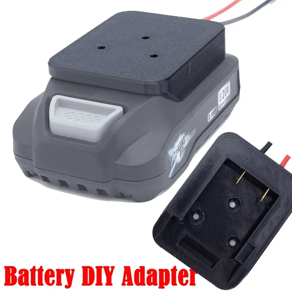 Adattatore Fai Da Te Connettore Ruota Di Alimentazione Per Aldi Ferrex Activ Energy Li-Ion Battery 14Awg Per Rc Car, Robotics, Rc Truck-3D Print