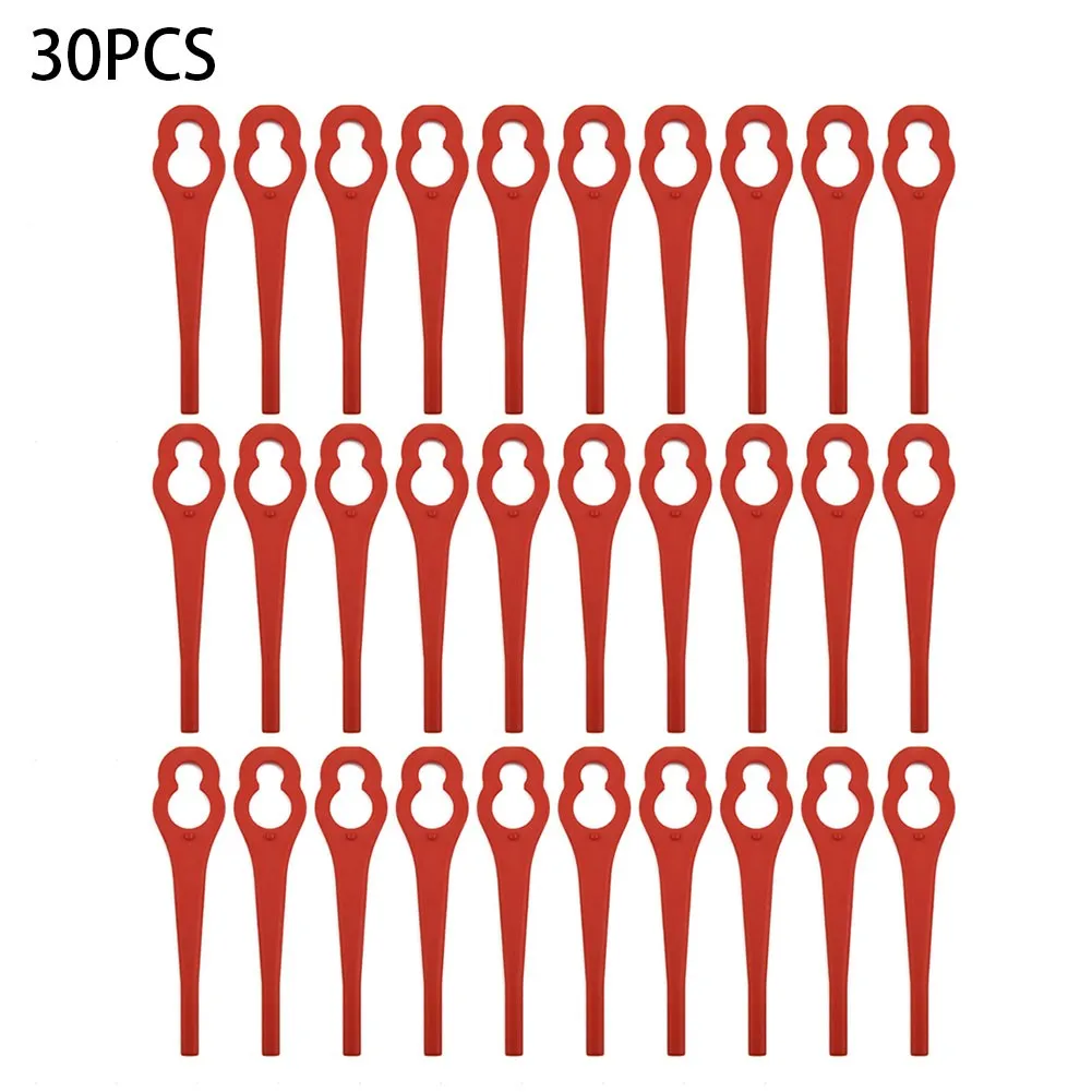 30 Pz Lame Di Plastica Elementi Accessori Per Ferrex Aldi Far 20-1 97699 2002706 Fe220 Kit Tagliaerba Strumenti Utili