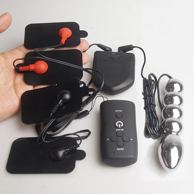 Elettroshock Shocker Anale Butt Plug,Bdsm Electric Sex Elettrodi Pads,E Stim E-Stim Estim, Elettrostimolatore