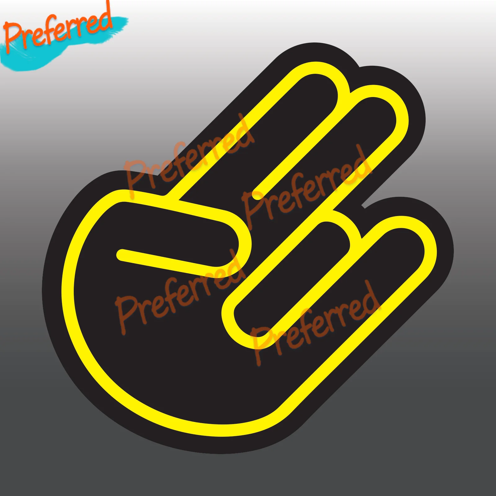 Jdm Shocker Hand Two Color Car Vinyl Decal Sticker Jap Dub For Your All Cars Racing Laptop Casco Moto Trunk Surf Camper