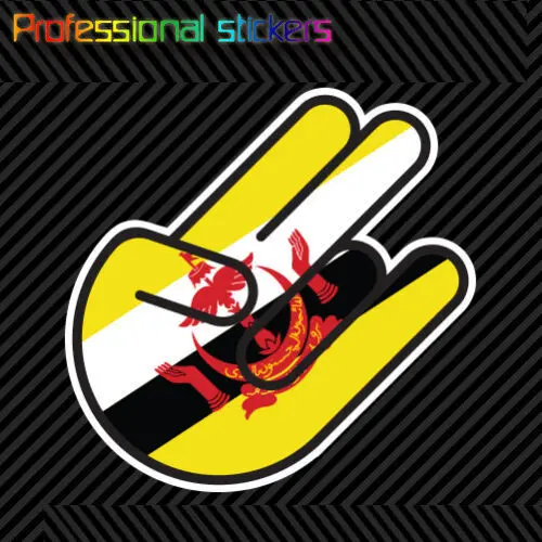 Bruneian Shocker Sticker Decalcomania Fustellata Vinile Autoadesivo Brunei Brn Bn Adesivi Per Motos, Auto, Laptop, Telefono