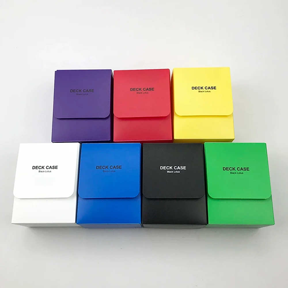 Scatola Di Immagazzinaggio Di Carte Collezionabili Multicolori, Custodia Per Mazzo Di Carte 80 +, Custodia Per Giochi Da Tavolo Porta Carte Per Giochi