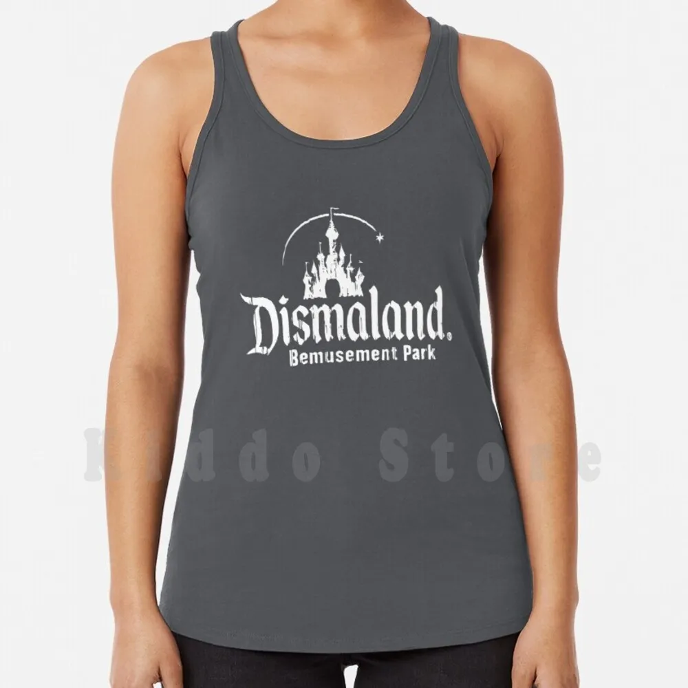 Dismaland Park Shirt - Banksy Canottiere Gilet 100% Cotone Dismaland Banksy Graffiti Street Art Park Parabdy