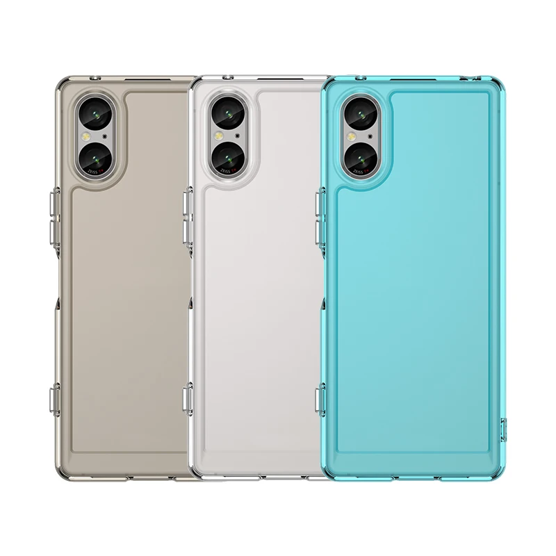Per Sony Xperia 5 V Cover Case Per Sony Xperia 5 V Funda Coque Soft Trasparente Flessibile Tpu Paraurti Posteriore Per Sony Xperia 5 V