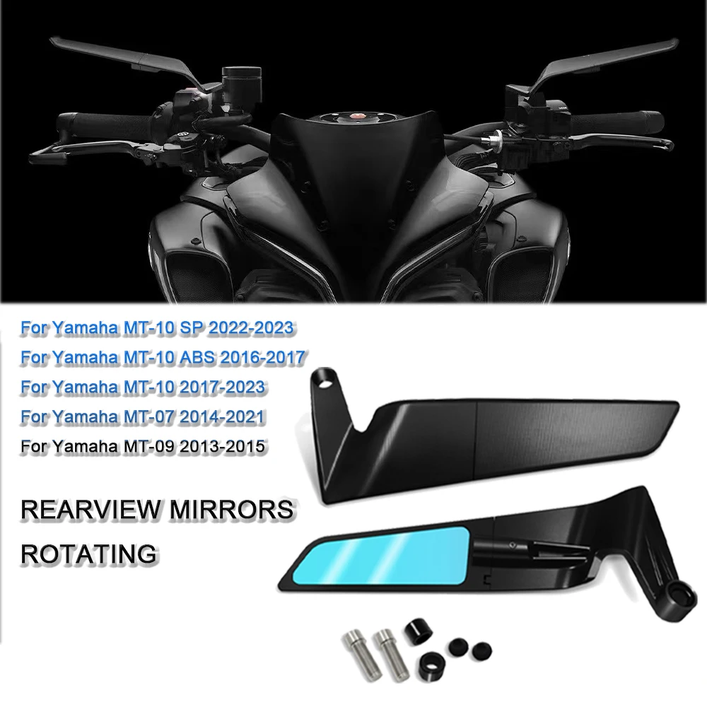 Per Yamaha Mt-10 Sp Mt-10 Abs Mt-10 Mt-07 Mt-09 2023 Nuovi Specchietti Retrovisori Specchietti Retrovisori Per Moto