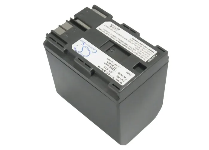 Batteria Della Fotocamera Per Mv600I Mv630I Mv650I Mv700 Mv700I Mv730I Mv750I Mvx100I Mvx150I Mvx2I Mvx3I Optura 10 Optura 20 Canon Bp-535