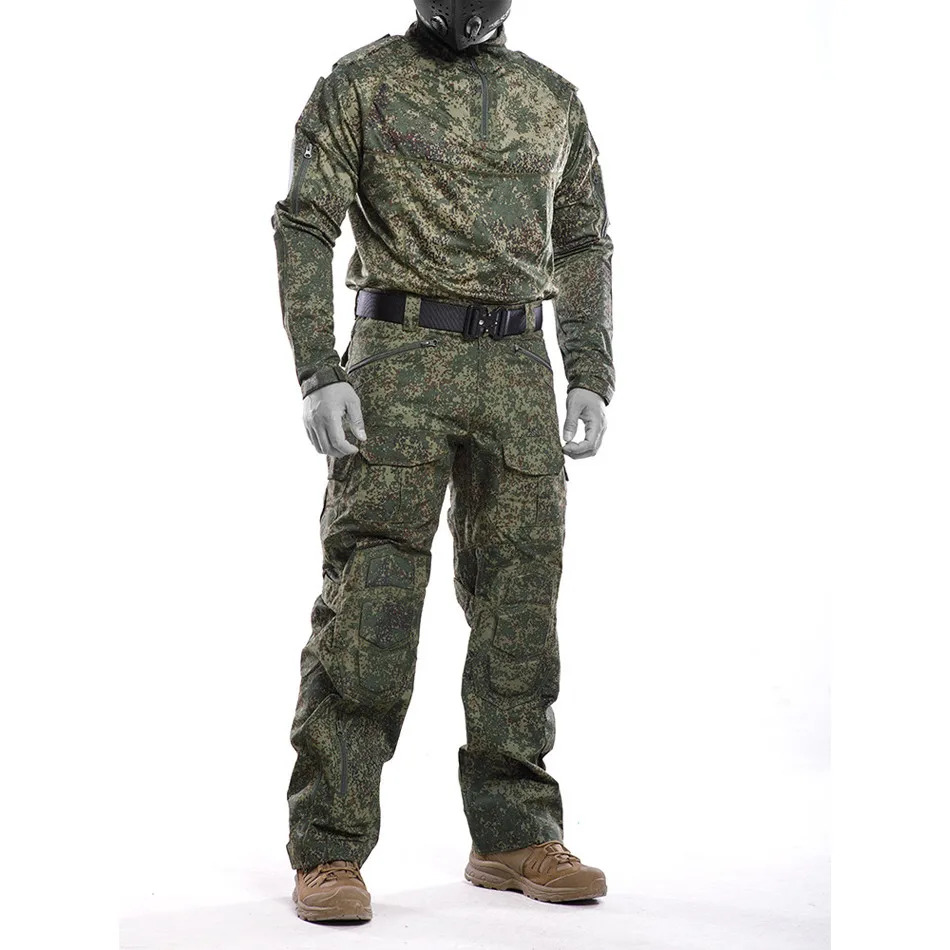 Tuta Militare Mimetica Russa Da Uomo G3 Frogman Combat Training Huning Suit G4 Pantaloni Tattici A Maniche Lunghe Ad Asciugatura Rapida