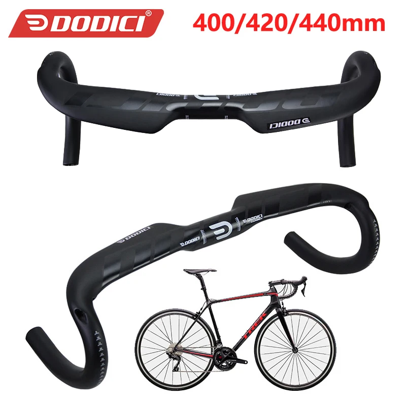 Dodici 250G Ud Opaco Full Carbon A Bassa Resistenza Manubrio Da Strada Drop Bar Piegato Bici Ultraleggera Ciclismo Bici Da Corsa