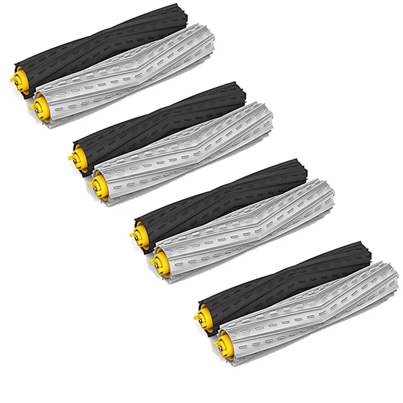 Nuovo 4 Set Tangle-Free Detriti Estrattore Per Irobot Roomba Serie 800 900 870 880 980