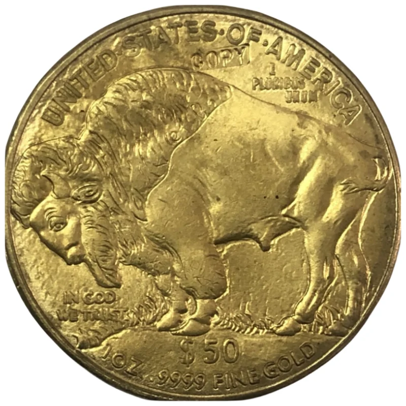 2008 Stati Uniti 50 Dollari "Bufalo Americano" Lingotti D'Oro Coinage