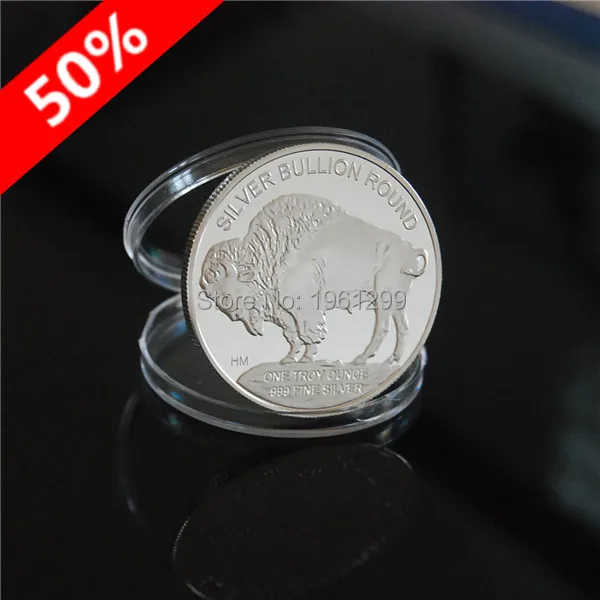 Più Nuovo Spedizione Gratuita 2015 Lndian Head - Liberty Moneta In Metallo Placcato Argento + 1 Oz 999 Moneta Di Bufalo Americano In Argento Fine, 3 P