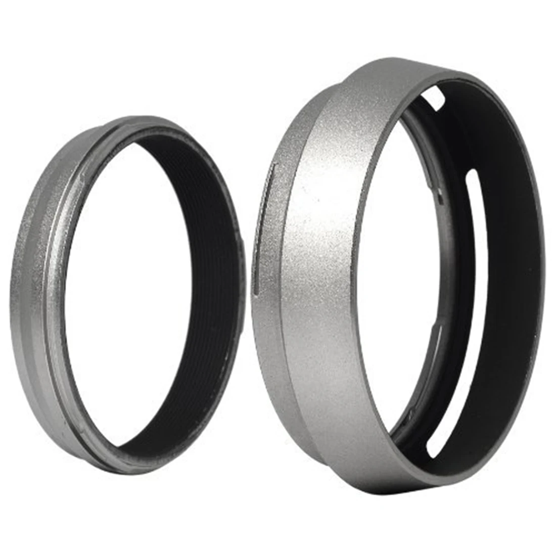 Anello Adattatore Filtro + Alluminio Metallo Paraluce Per Fujifilm Fuji Finepix X100 Sostituire Lh-X100 Lf91