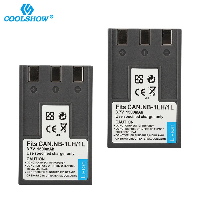 Nb 1Lh Nb-1L Nb-1Lh Batteria Per Canon Powershot 100 200 S110 Digital Elph S110 S200 S230 S300 S330 S400 S410 Batterie 1500Mah