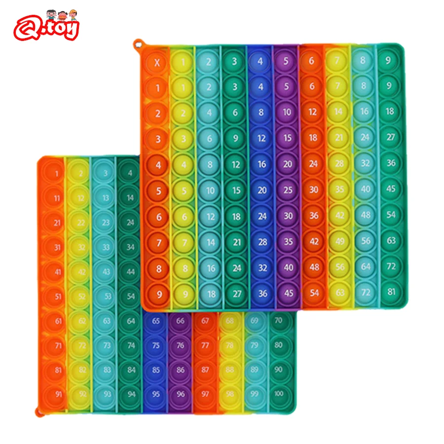 2 Lati Digital Addizione Tabella Di Propagazione Montessori Push Bubble Learning Education Bambini Giocattolo Matematico Sussidi Didattici Tabelline