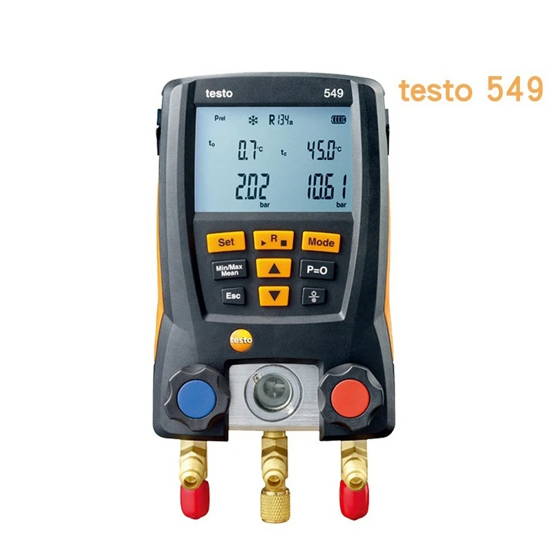 Manometro Digitale Del Collettore Testo 549 Manometro Di Refrigerazione Dell'Aria Condizionata