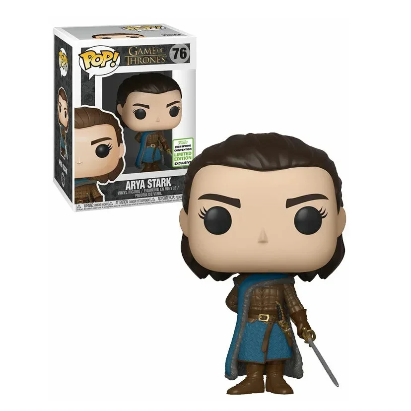 Funko Pop Game Of Arya Stark Thrones 76 # Vinyl Figure Doll Pvc Action Figure Model Toy Giocattoli Da Collezione Per Bambini